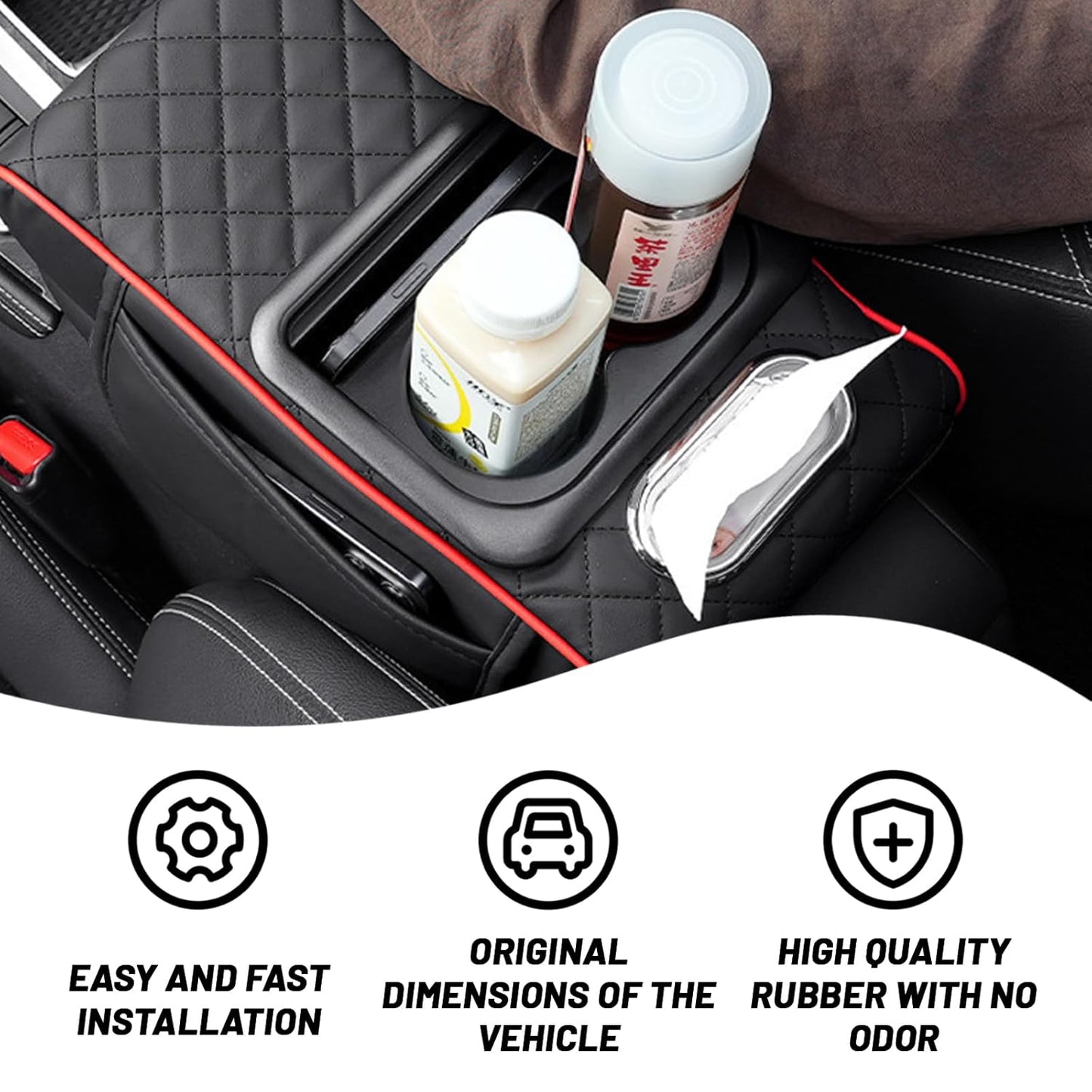 Leather Armrest Cover for Car