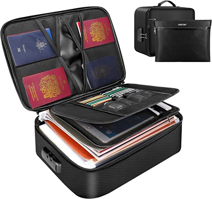 Waterproof Portable Document Storage Bag Travel Organizer