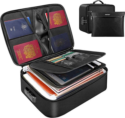 Waterproof Portable Document Storage Bag Travel Organizer